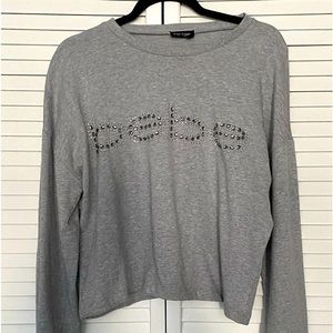 Bebe sport grey sweatshirt